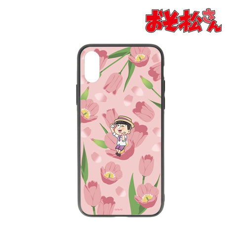 『おそ松さん』トド松 Botania 角丸強化ガラスiPhoneケース